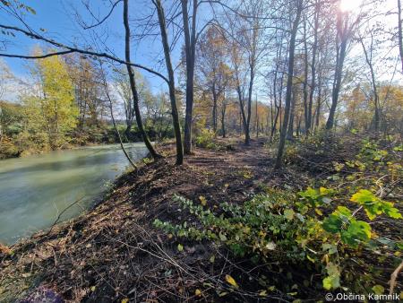 Vzdrževalna dela ob Kamniški Bistrici v naselju Šmarca in Nožice  (4)
